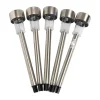 Solar lantaarns - zilverkleurig - set van 5