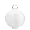 Solar tuinlampion - wit - ø25 cm