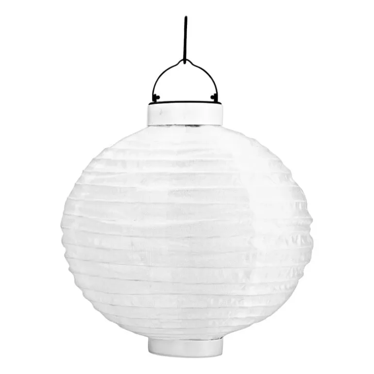 Solar tuinlampion - wit - ø25 cm