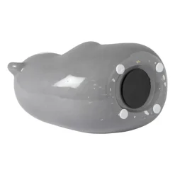 Spaarpot luiaard - bruin/wit - 14.5x8.5x11 cm