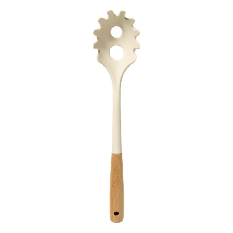 Spaghetti lepel - wit - 34 cm