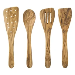 Spatel olijfhout - bruin - 30 cm