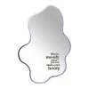 Spiegel met LED shake your booty - paars - 60x40 cm - Happy at home by Sanny