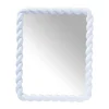 Spiegel twist - blauw - 53x43 cm