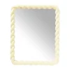 Spiegel twist - geel - 53x43 cm