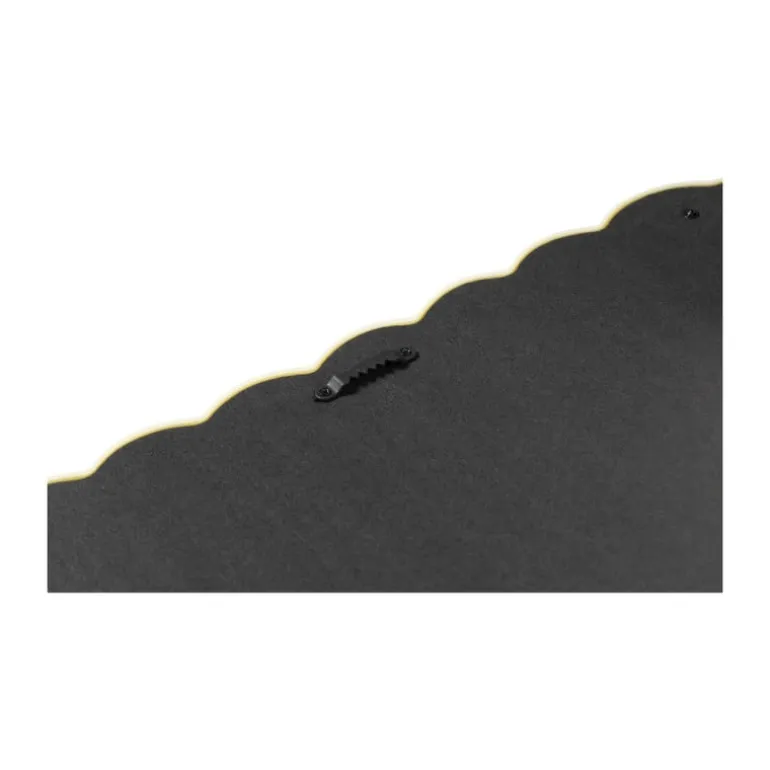 Spiegel twist - geel - 53x43 cm