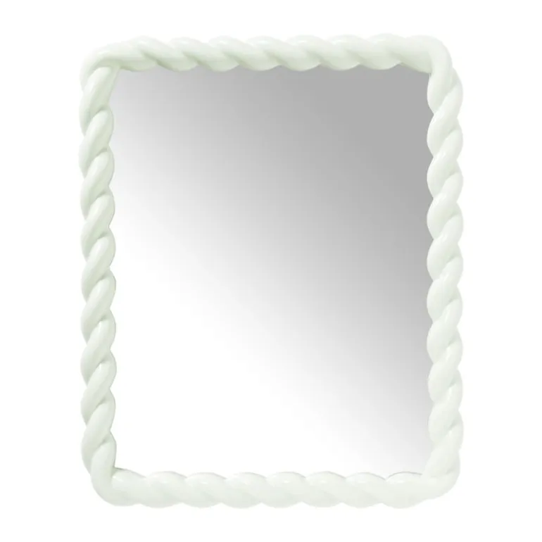 Spiegel twist - groen - 53x43 cm