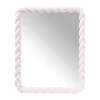 Spiegel twist - roze - 53x43 cm