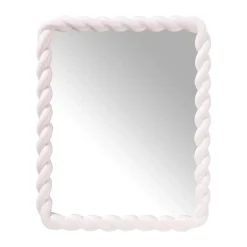 Spiegel twist - roze - 53x43 cm