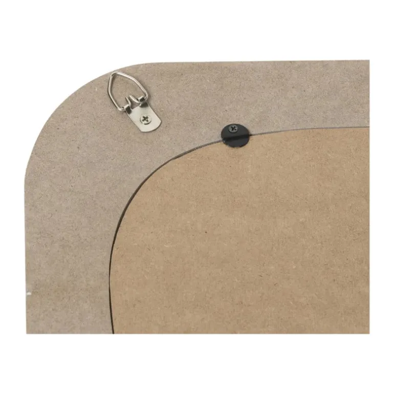 Spiegel wave - wit - 60x40 cm