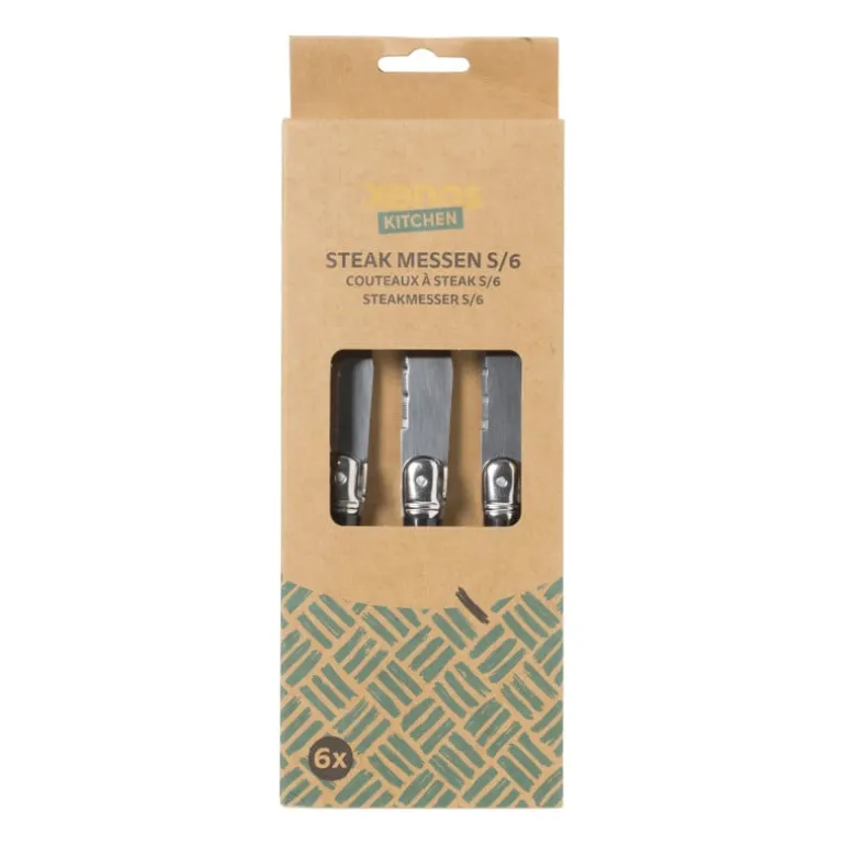 Steak messen - 23 cm - set van 6