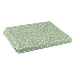 Tafelkleed dots - groen/wit - 150x220 cm