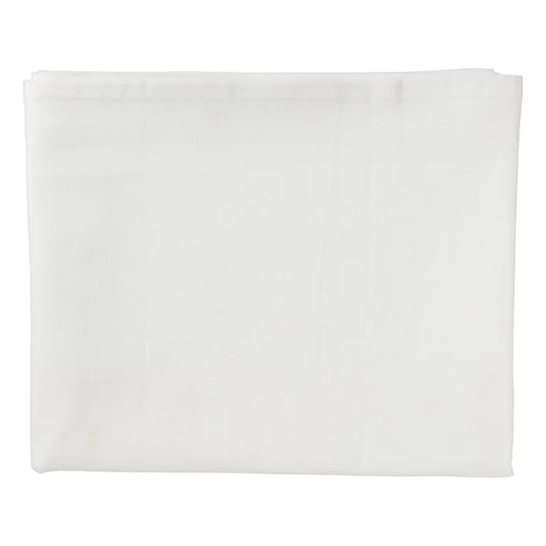 Tafelkleed wit - katoen/polyester - 140x240 cm