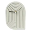 Tafelklok Emma - grijs - 19.5x13.5x3 cm