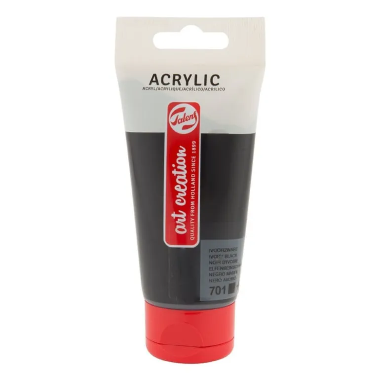 Talens Art Creation acrylverf - zwart 701 - 75 ml
