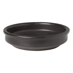 Tapas schaaltje klei - zwart - ⌀12 cm