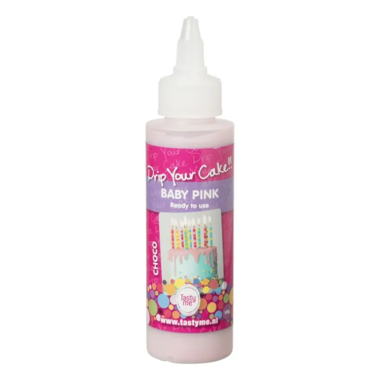 Tasty Me drip your cake - licht roze - 125 gram