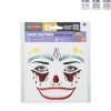 Tattoo gezicht - diverse varianten - 14x18x0.1 cm