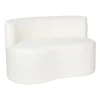 Teddy loveseat fauteuil - wit - 71x120x71 cm