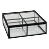 Theedoos - 15x15x5.5 - zwart