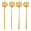 Theelepel goud - set van 4 - 13 cm