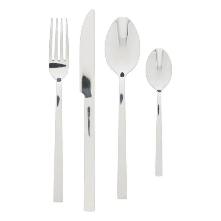 Theelepels - zilverkleurig - set van 2