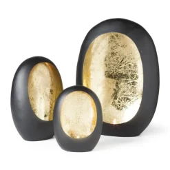 Theelichthouder Egg - klein - 11x7x18 cm