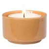 Theelichthouder mini - terra - ø5x3 cm