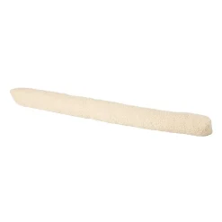 Tochtstopper teddy - beige - 90x9 cm