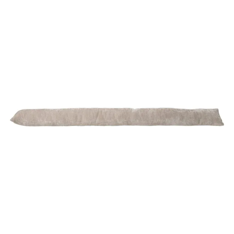 Tochtstopper velours - beige - 90x9 cm