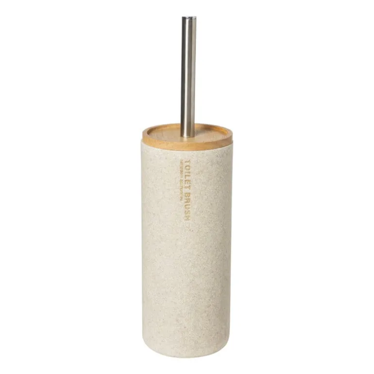 Toiletborstel sand - beige - ø10.3x38.5 cm
