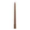 Twisted dinerkaars - terra - ⌀2x25 cm