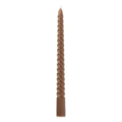 Twisted dinerkaars - terra - ⌀2x25 cm