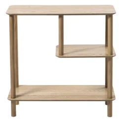 Vakkenkast Scandi laag - naturel - 75x75x30 cm