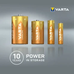 Varta longlife AAA batterijen - set van 10