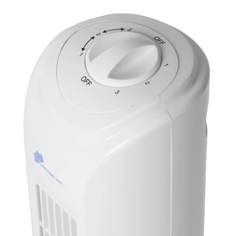 Ventilator toren - wit - 81x22x22 cm