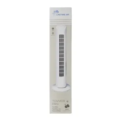 Ventilator toren - wit - 81x22x22 cm