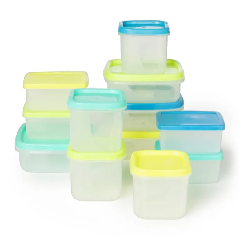 Vershoudbakjes van plastic - 150 ml - set van 4