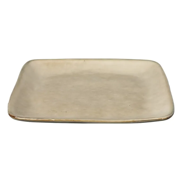Vierkant bord Toscane - beige - 20x20 cm