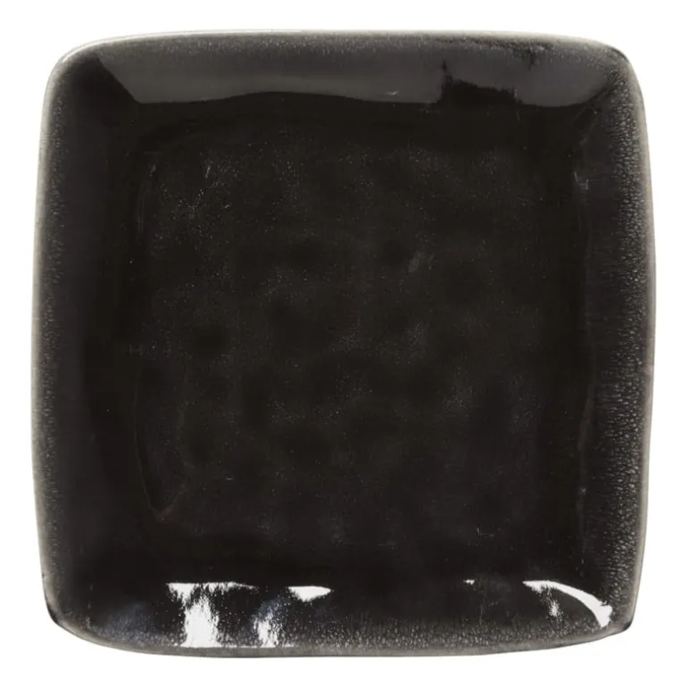 Vierkant bord Toscane - zwart - 20x20 cm