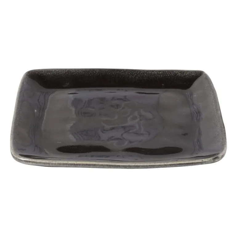 Vierkant bord Toscane - zwart - 20x20 cm