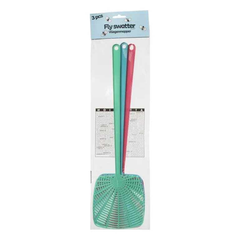 Vliegenmepper - set van 3 - 52x14x1 cm