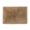 Vloerkleed fluffy - bruin - 60x90 cm