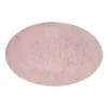 Vloerkleed fluffy ovaal - roze - 120x180 cm