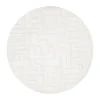 Vloerkleed native - wit - ø120 cm
