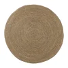 Vloerkleed riet - bruin - ø150 cm