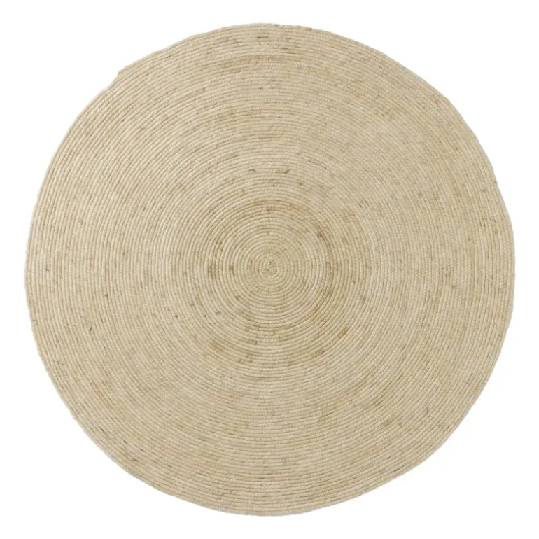 Vloerkleed riet - naturel - ø120 cm