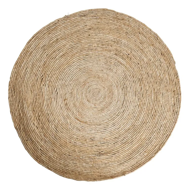 Vloerkleed riet - naturel - 87 cm
