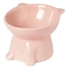 Voerbak voor kat - roze - ø10.3x13 cm