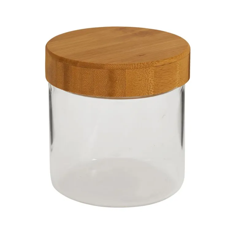 Voorraadpot met bamboe deksel - 600 ml